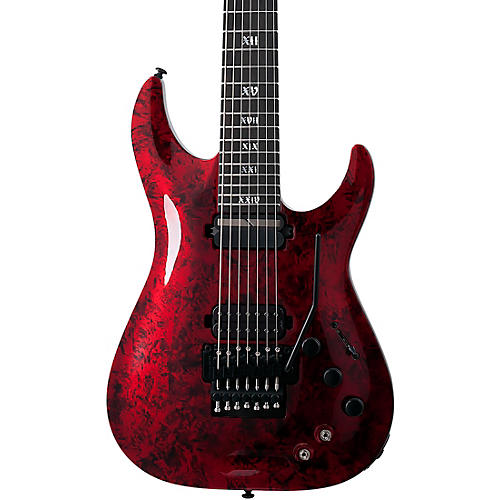 Schecter Guitar Research C-7 FR-S Apocalypse 7-String Electric Guitar Red Reign