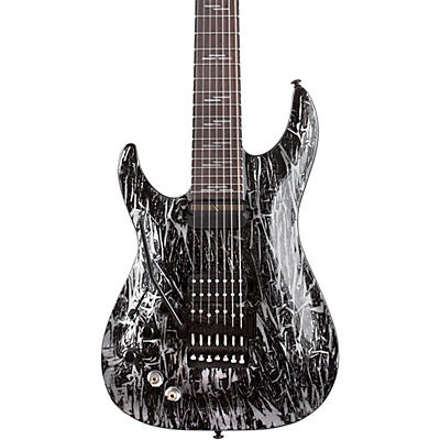 Schecter Guitar Research C-7 FR-S Silver Mountain Left-Handed 7-String Electric Guitar