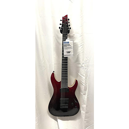 Schecter Guitar Research C-7 Sls Elite Solid Body Electric Guitar Crimson Burst
