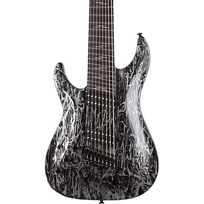Schecter Guitar Research C-8 Silver Mountain Multi-Scale Left-Handed 8-String Electric Guitar