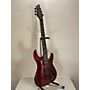 Used Schecter Guitar Research C1 Apocalypse Solid Body Electric Guitar TRANS BLOOD RED