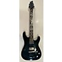 Used Schecter Guitar Research C1 Classic Solid Body Electric Guitar See-Thru Blue