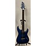 Used Schecter Guitar Research C1 Platinum Solid Body Electric Guitar Transparent Midnight Blue
