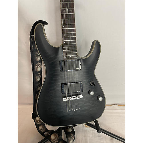 Schecter Guitar Research C1 Platinum Solid Body Electric Guitar Satin Black