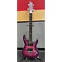 Used Schecter Guitar Research C1 Platinum Solid Body Electric Guitar Trans Purple
