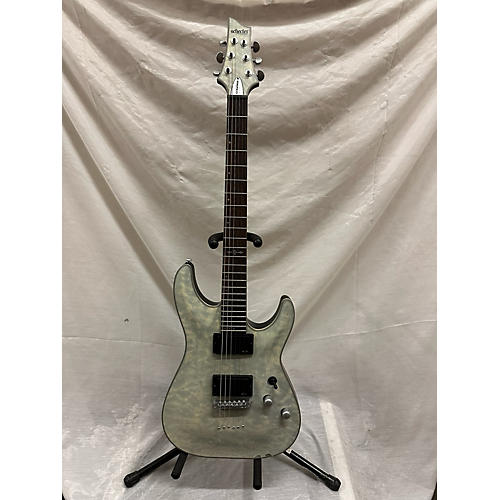 Schecter Guitar Research C1 Platinum Solid Body Electric Guitar Trans White