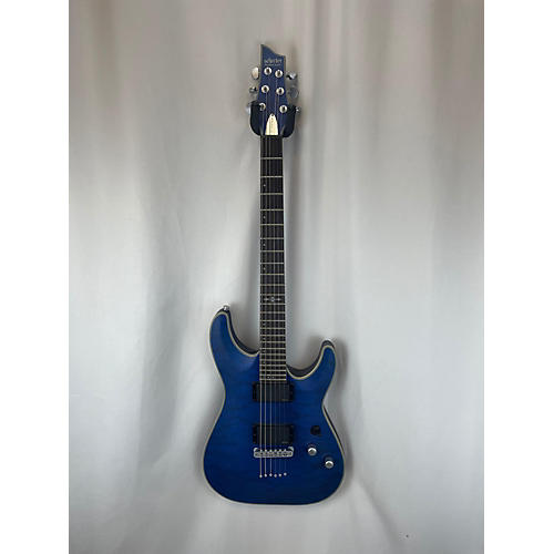 Schecter Guitar Research C1 Platinum Solid Body Electric Guitar Midnight Blue