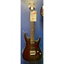 Used Schecter Guitar Research C1 Platinum Sustainiac Solid Body Electric Guitar red burst satin