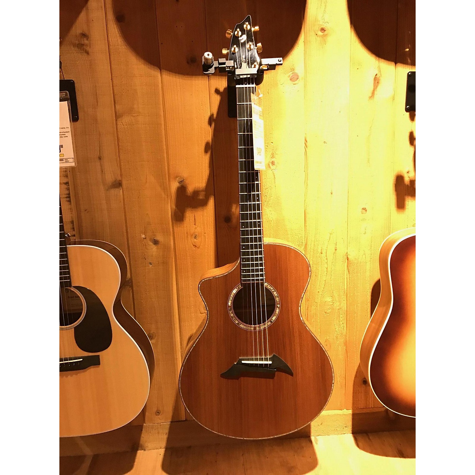 Used Breedlove C15/k Custom Lefty Acoustic Guitar Natural Musician's