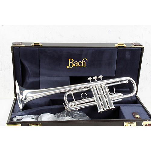 Bach C190 Stradivarius Series Professional C Trumpet Condition 3 - Scratch and Dent Silver plated 194744730085
