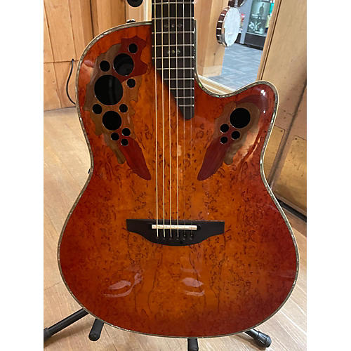 Ovation C2078axp Acoustic Electric Guitar Amber