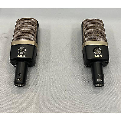 AKG C314 Matched Pair Stereo Set Condenser Microphone