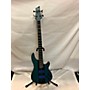 Used Schecter Guitar Research C4 GT Electric Bass Guitar Blue SATIN