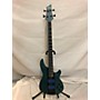 Used Schecter Guitar Research C4 Gt Electric Bass Guitar Baltic Blue
