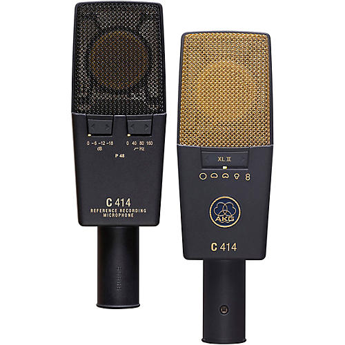 AKG C414 XLII/ST Matched Pair Microphones Condition 1 - Mint