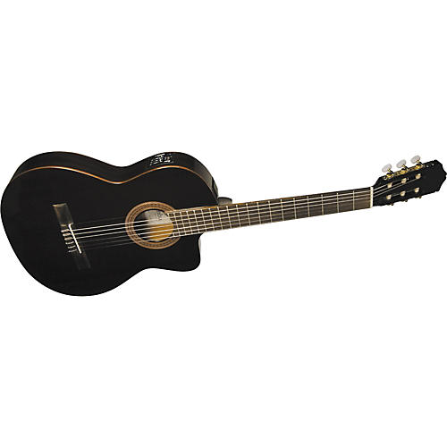 C5-CETBK Thinbody Classical Acoustic-Electric Guitar Black