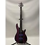 Used Schecter Guitar Research C5 GT Electric Bass Guitar Trans Purple