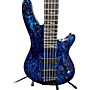 Used Schecter Guitar Research C5 Silver Moutain Electric Bass Guitar Blue