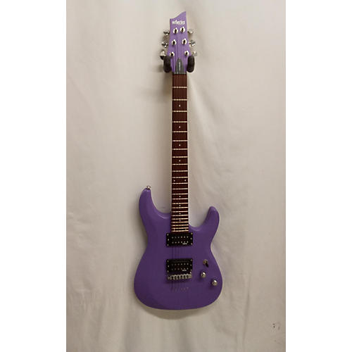 Schecter Guitar Research C6 Deluxe Solid Body Electric Guitar Purple