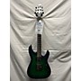 Used Schecter Guitar Research C6 ELITE Solid Body Electric Guitar turqoise