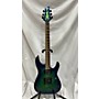 Used Schecter Guitar Research C6 Elite Solid Body Electric Guitar Teal/Blue Burst