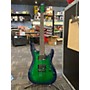 Used Schecter Guitar Research C6 Elite Solid Body Electric Guitar transparent green