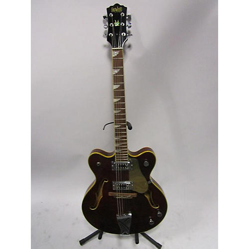 Eastwood C6 Hollow Body Electric Guitar Walnut