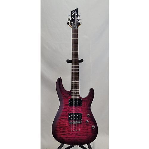 Schecter Guitar Research C6 Plus Solid Body Electric Guitar magenta
