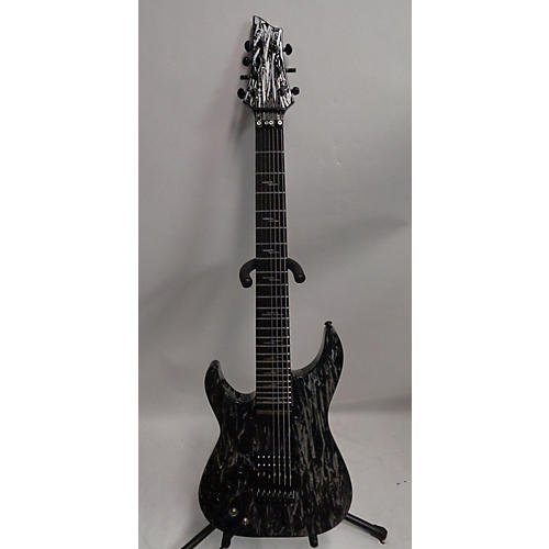 Schecter Guitar Research C7 FRS Silver Mountain Left Handed Electric Guitar Silver Mountain