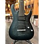 Used Schecter Guitar Research C7 Platinum Solid Body Electric Guitar see thru black satin