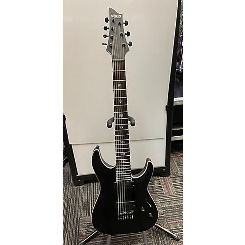 Schecter Guitar Research C7 SLS Elite Evil Twin Solid Body Electric Guitar Black