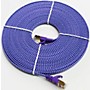 Tera Grand CAT-7 10 Gigabit Ultra Flat Ethernet Patch Braided Cable 25 ft. Purple and Blue