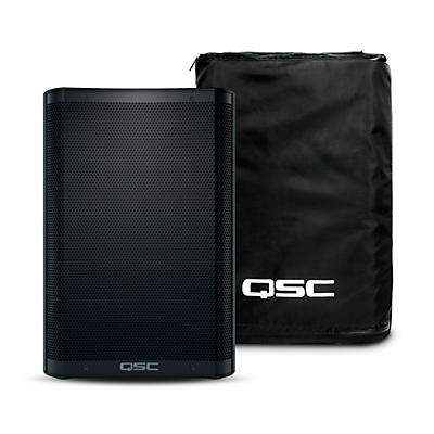 QSC CB10 10" 440W Battery-Powered Portable Loudspeaker With Cover