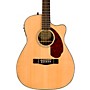 Fender CC-140SCE Concert Acoustic-Electric Guitar Natural