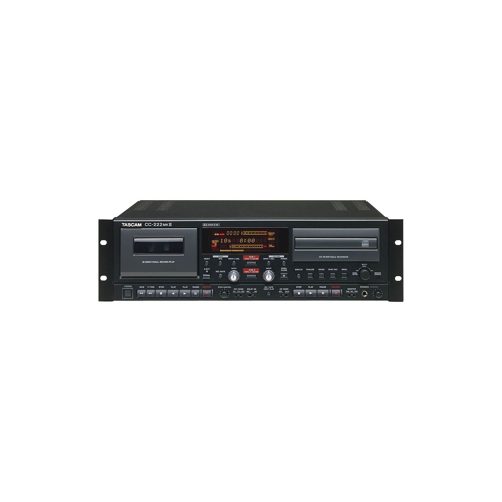 Tascam Cc 222mkii Cd Rwcassette Combo Musicians Friend 5378