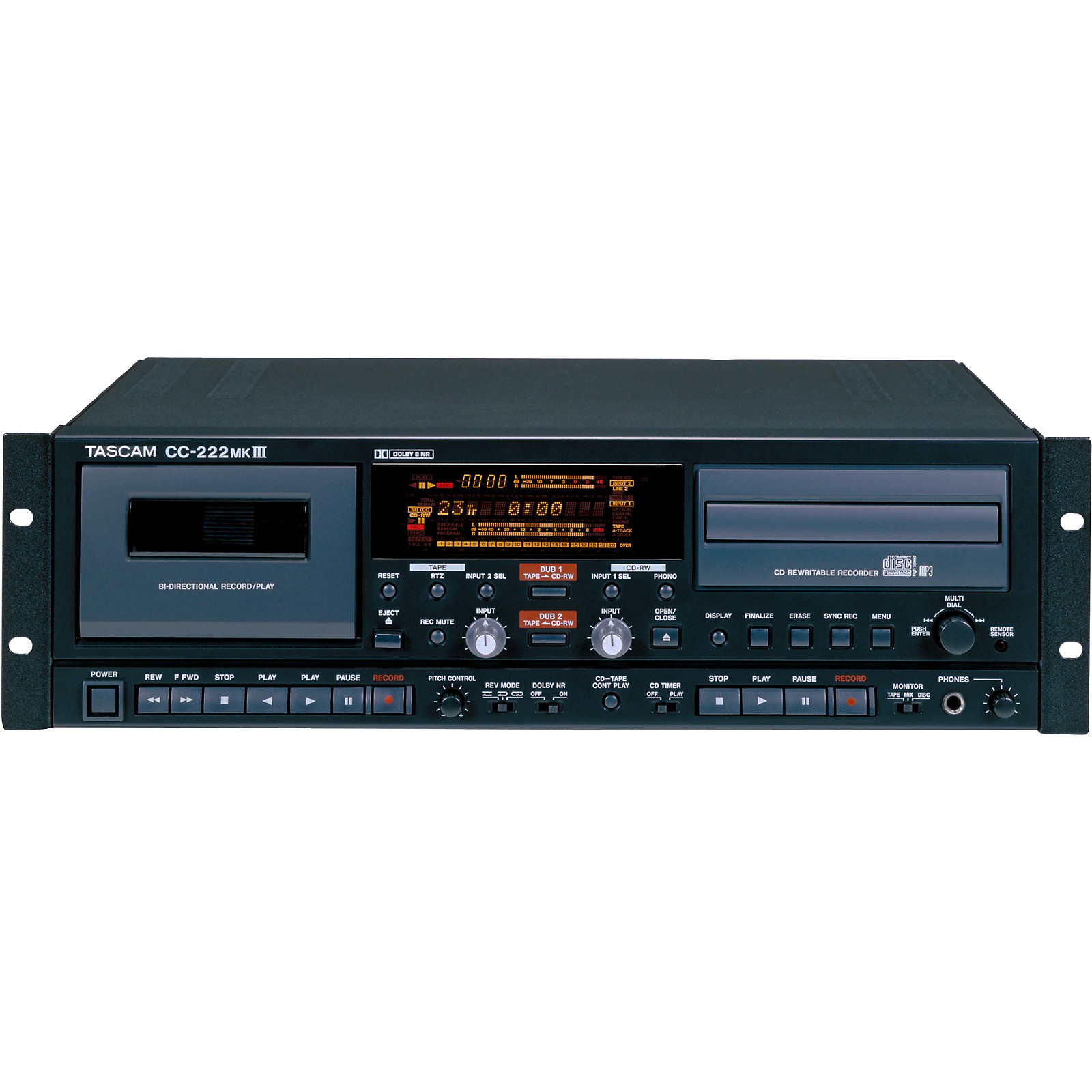 Tascam CC222mkIII CDRW/Cassette Combo Musician's Friend