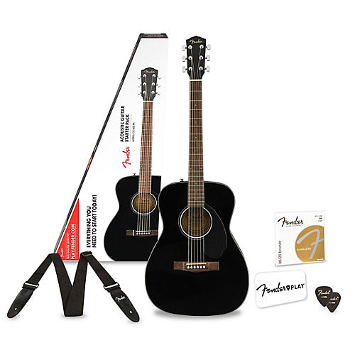 CC-60S Concert Acoustic Guitar Pack With 3 Free Months Fender Play