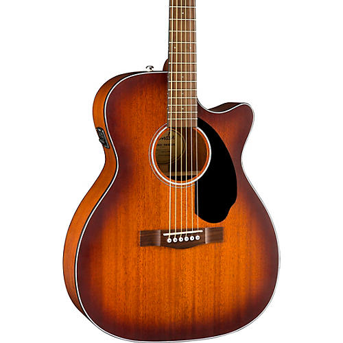Fender CC-60SCE All-Mahogany Limited-Edition Acoustic-Electric Guitar Condition 2 - Blemished Satin Aged Cognac Burst 197881062149