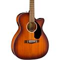 Fender CC-60SCE All-Mahogany Limited-Edition Acoustic-Electric Guitar Satin NaturalSatin Aged Cognac Burst