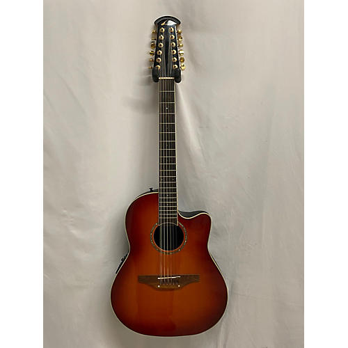Ovation CC245 Celebrity 12 String Acoustic Electric Guitar 2 Color Sunburst