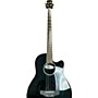 Used Ovation CC2474 Acoustic Bass Guitar Black
