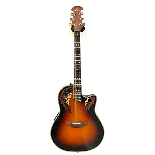 Ovation CC257 Celebrity Deluxe Acoustic Electric Guitar Tobacco Burst