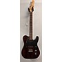 Used Michael Kelly CC50 Deluxe Solid Body Electric Guitar Dark Natural Wood Finish