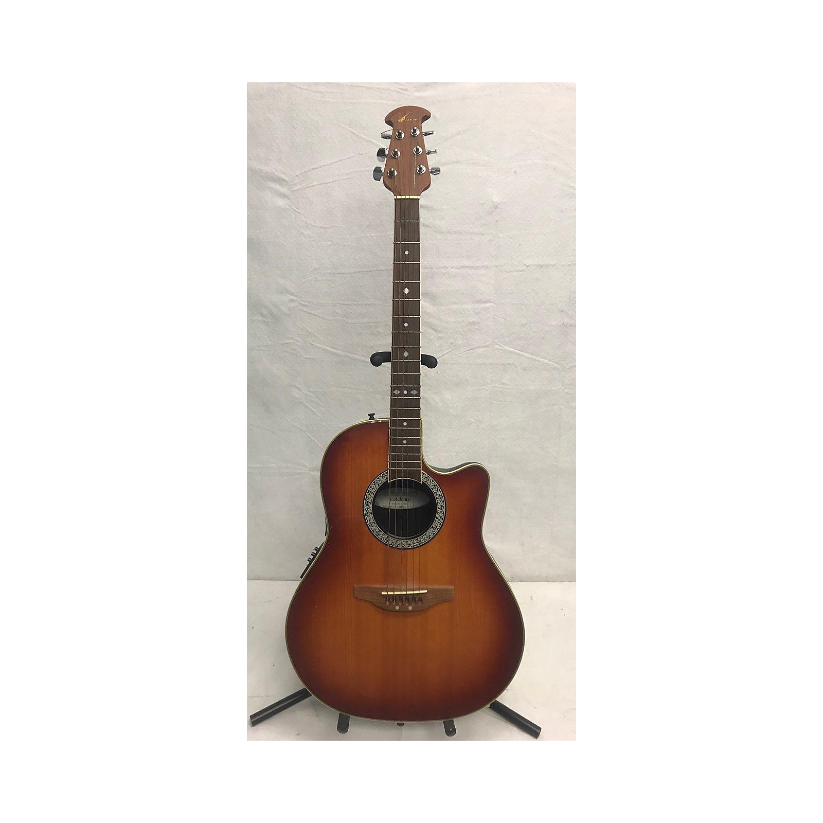 Used Ovation CC57 Acoustic Electric Guitar Sunburst Musician's Friend