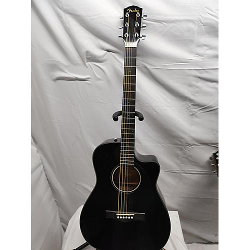 Fender CC60SCE Acoustic Electric Guitar Black