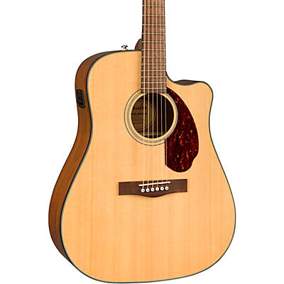 Fender CD-140SCE Dreadnought Acoustic-Electric Guitar With Case