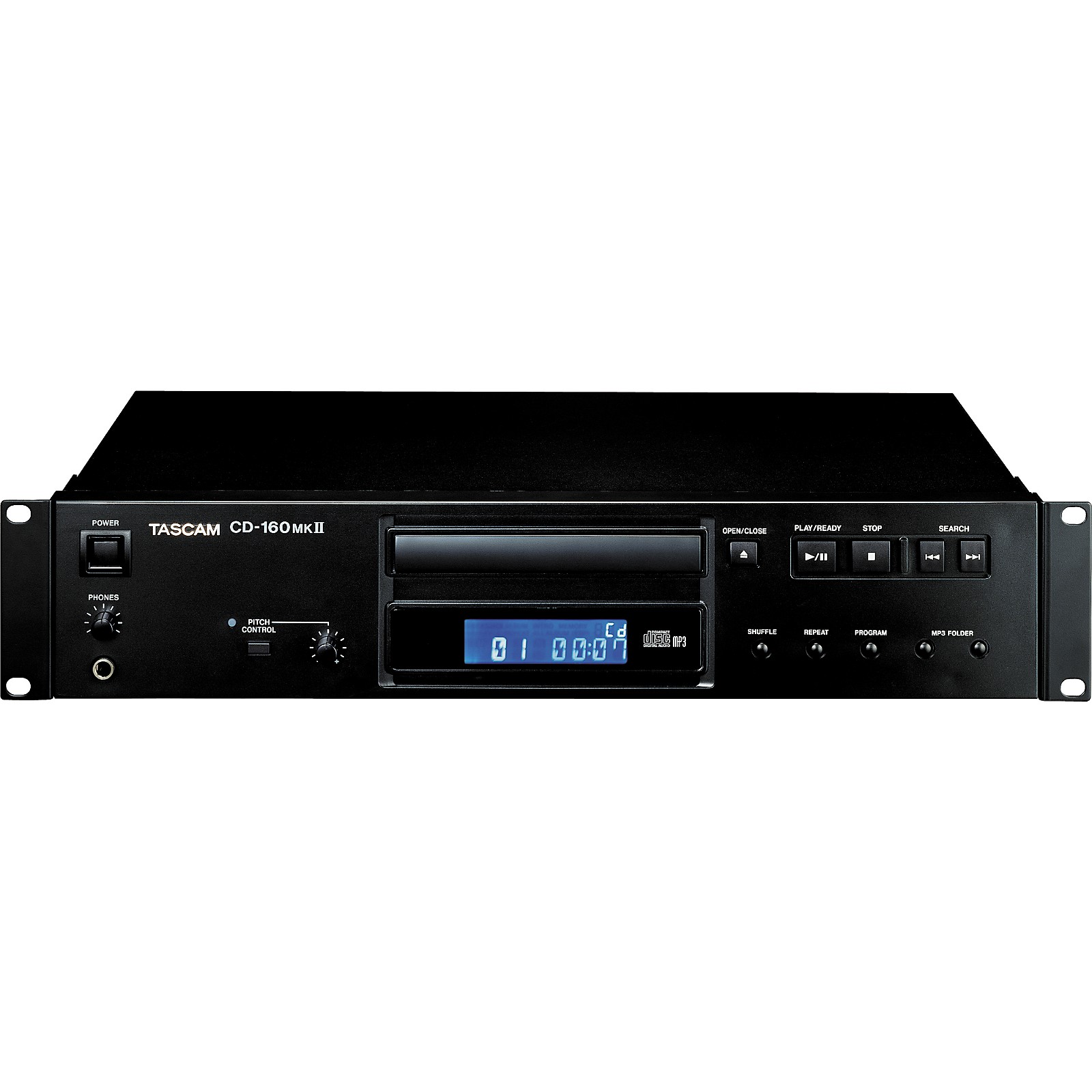 Tascam CD160MKII Pro Rackmount CD Player with MP3 Playback Musician
