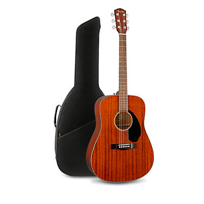 Fender CD-60S All-Mahogany Acoustic Guitar With Bag