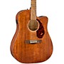 Fender CD-60SCE All-Mahogany Limited-Edition Acoustic-Electric Guitar - Satin Natural