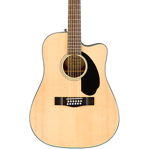 Fender CD-60SCE Dreadnought 12-String Acoustic-Electric Guitar Natural